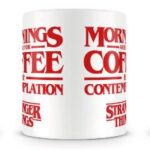 Stranger Things Mug Coffee and Contemplation
