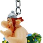 Asterix Keychain Obelix with Flowers 13 cm