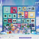 Lilo & Stitch Mini Egg Attack Advent Calendar Stitch celebration Figure Set (Cookie) 10 cm