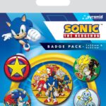 Sonic the Hedgehog Pin-Back Buttons 5-Pack Speed Team