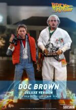 Back To The Future Movie Masterpiece Action Figure 1/6 Doc Brown (Deluxe Version) 30 cm - immagine 2