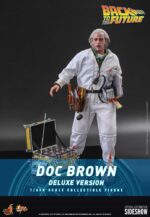 Back To The Future Movie Masterpiece Action Figure 1/6 Doc Brown (Deluxe Version) 30 cm - immagine 3