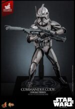 Star Wars Movie Masterpiece Action Figure 1/6 Commander Cody (Chrome Version) Hot Toys Exclusive 30 cm - immagine 3