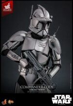 Star Wars Movie Masterpiece Action Figure 1/6 Commander Cody (Chrome Version) Hot Toys Exclusive 30 cm - immagine 5
