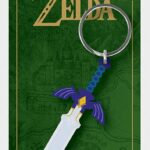 Legend of Zelda Rubber Keychain Master Sword 6 cm