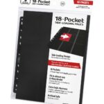Ultimate Guard 18-Pocket Pages Side-Loading (10) - Black