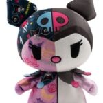 Sanrio DZNR Plush Figure Kuromi Graffiti Edition 18 cm