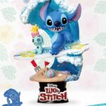 Disney Summer Series D-Stage PVC Diorama Stitch Surf 15 cm