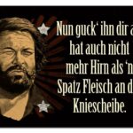Bud Spencer Tin Sign Nun guck' ihn dir an,... 10 x 15 cm