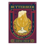 Harry Potter Wall Banner Butterbeer 125 x 85 cm