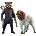 Guardians of the Galaxy Vol. 3 Movie Masterpiece Action Figuren 1/6 Rocket & Cosmo 16 cm