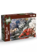 Clementoni Puzzle Attack On Titan 1000 Pezzi - Poster Incluso, 70x50 Cm, Made In Italy