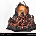 Berserk Ultimate Legacy Art Kentaro Miura Statue 1/4 Guts & Casca 72 cm