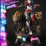 Batman Ultimate Premium Masterline Series Statue Cyberpunk Harley Quinn Deluxe Version 60 cm