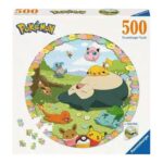 Pokémon Round Jigsaw Puzzle Flowery Pokémon (500 pieces)