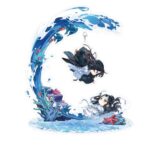 Grandmaster of Demonic Cultivation Acrylic Diorama Wei Wuxian & Lan Wangji Zhao Xi Chi Ver. 18 cm
