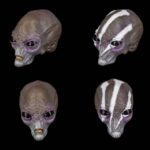 Cosmic Character Pack Action Figure Accessory Greyborn Set