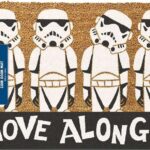 STAR WARS STORMTROOPER MOVE ALONG DOORMAT