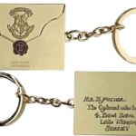 HARRY POTTER - HOGWARTS LETTER - METAL KEYRING