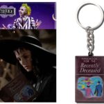 BEETLEJUICE - HANDBOOK OF THE RECENTLY DECEASED -  METAL KEYRING
