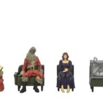 BEETLEJUICE 2 WAITING ROOM SET1 - 3" FIG