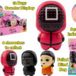SQUID GAME - FOAM SQUISHY - BLIND BAGS COUNTER DISPLAY (12 UNITS)