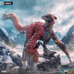 JURASSIC WORLD DOMINION PYRORAPTOR 1/10 STATUE