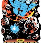ATARI ASTEROIDS FUNKY CHUNKY MAGNET