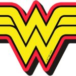 DC COMICS WONDER WOMAN LOGO FUNKY CHUNKY MAGNET
