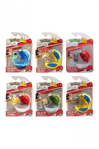 35724_1653642171 Pokemon Clip 'N' Go Pokeball Wave 10 Assortment (6) - immagine 1