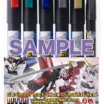 GUNDAM MARKER GMS-121 METALLIC SET