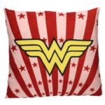 WONDER WOMAN SYMBOL SQUARE CUSHION
