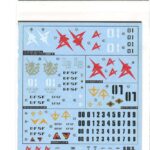 GUNDAM DECAL CHARS C ATT EF 1/144 GD71
