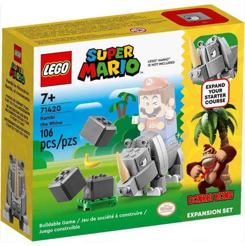 50433_1727884845 71420 Lego Super Mario Expansion Set Rambi il Rinoceronte - immagine 1