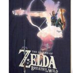 LEGEND OF ZELDA BOTW SILHOUETTE WOOD PRINT