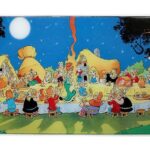 POSTER ASTERIX BANQUET GLASS