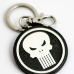 PUNISHER LOGO KEYCHAIN