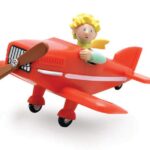 LITTLE PRINCE IN HIS PLANE FIGURE