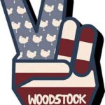 WOODSTOCK PEACE MAGNET