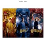 HP HARRY RON AND HERMIONE 1000PCS PUZZLE