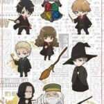 HP CUTE CARACTERS MAGNETS SET