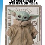 SW THE MANDALORIAN CHILD CANVAS PRINT
