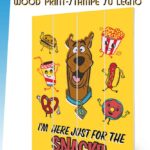 SCOOBY DOO SNACKS WOOD PRINT