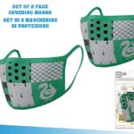HP SLYTHERIN FACE COVER MASK SET(2)
