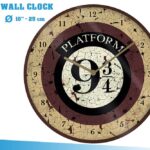 HP PLATFORM 9 3/4 WALL CLOCK