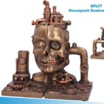 SPLIT STEAMPUNK BOOKENDS