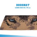 WOLF DOORMAT