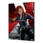 BLACK WIDOW MOVIE KNEELING WOOD PANEL