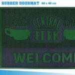 FRIENDS CENTRAL PERK RUBBER DOORMAT