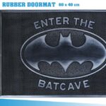 BATMAN LOGO RUBBER DOORMAT